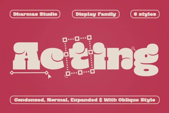 Acting Font Review: A Display Typeface for Campaign Designers