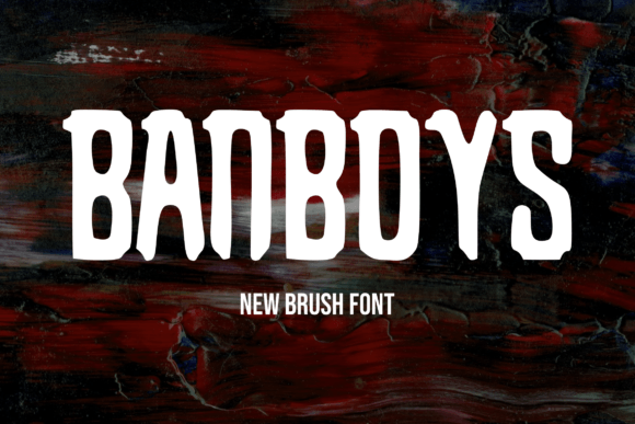 Banboys Font: A Bold Display Typeface for Campaign Design