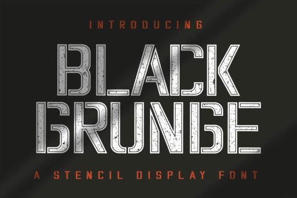 Black Grunge: A Display Font for Bold Web Design