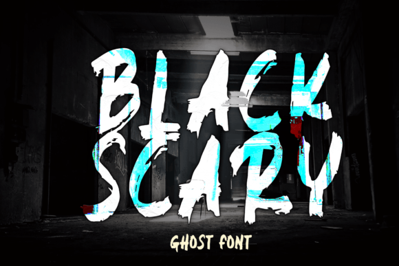 Black Scary: A Festive Display Font with Editorial Charm