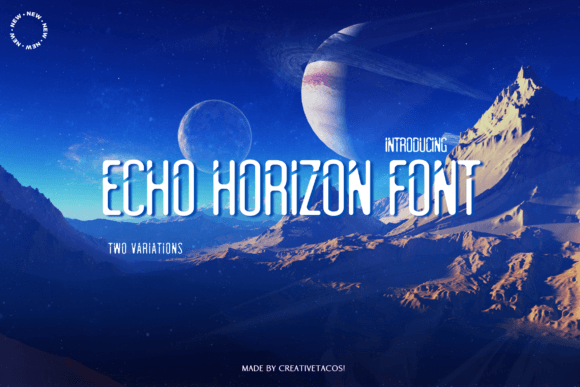 Echo Horizon: A Display Font Worth Your Attention