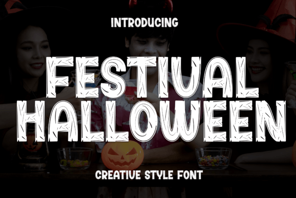 Festival Halloween Typeface for Web Design: A Playful Display Font with Eerie Appeal