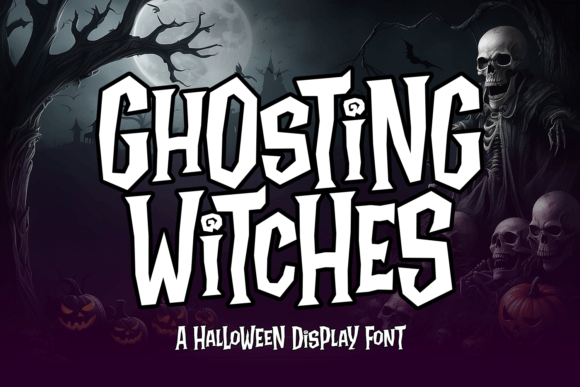 Ghosting Witches: A Playful Display Font for Editorial Design