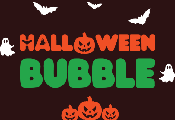 Halloween Bubble: A Playful Display Font for Bold Branding Projects