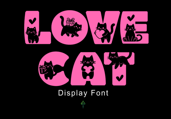 Love Cat: A Display Font That Brings Mystical Energy to Branding
