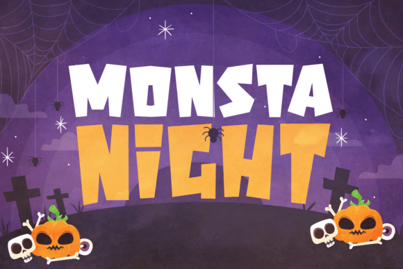 Monsta Night: A Display Font for Scroll-Stopping Visuals
