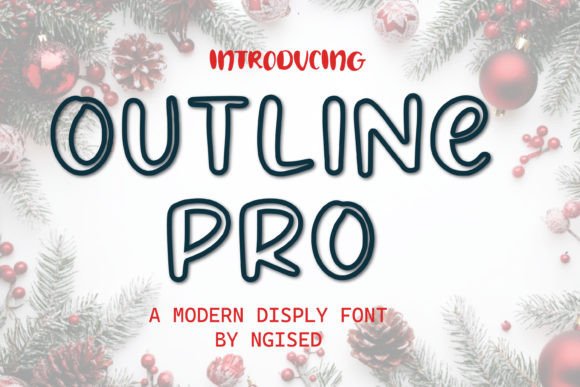 Outline Pro: A Bold Display Font for Web Designers