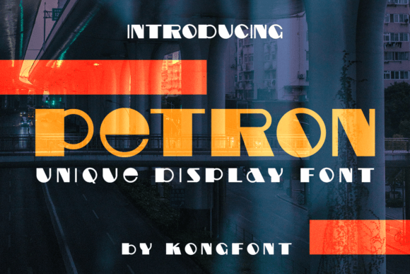 Petron: A Display Font Built for Real Brand Work