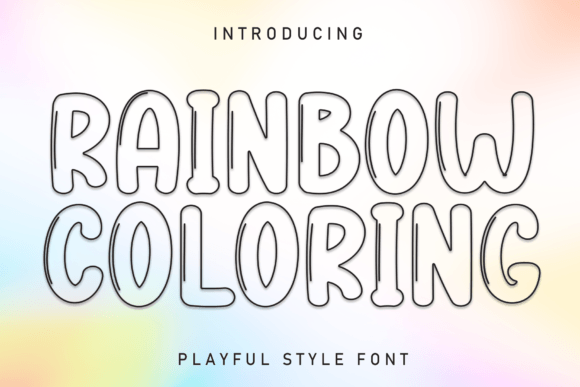 Rainbow Coloring: A Handwritten Font That Works in Campaigns