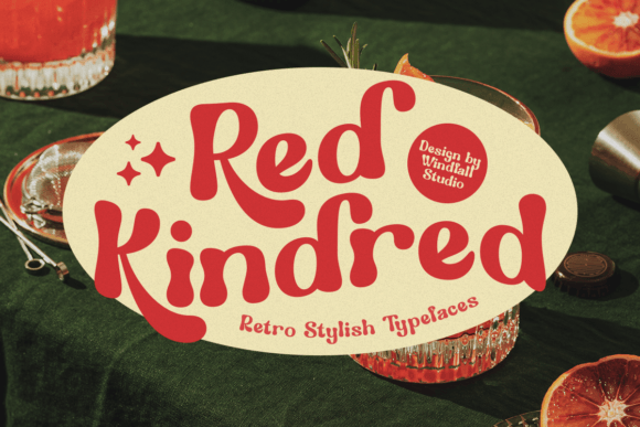 Red Kindred: A Font That Adds Flair to Every Craft Project
