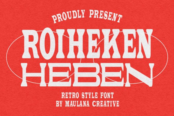 Roiheken Heben: A Vintage Serif Font for Campaign Designers