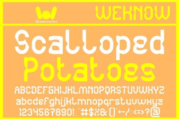 Scalloped Potatoes: The Whimsical Display Font That Gave My Café a Fresh Voice