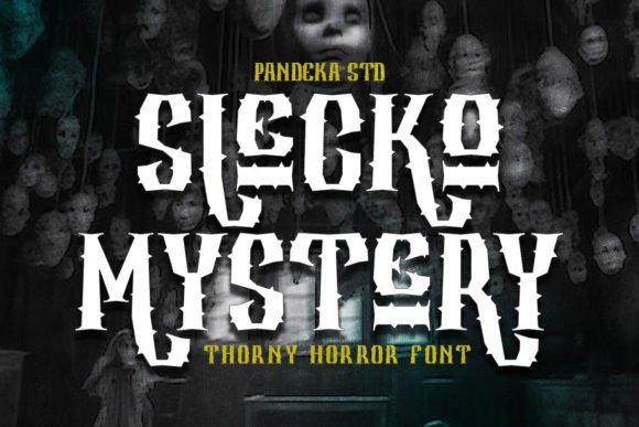 Slecko Mystery Typeface for Dark Digital Branding