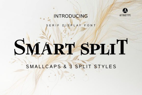 Smart Split: A Bold Serif for Editorial Design