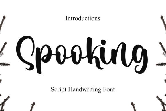 Spooking Font: A Refined Script for Polished Branding
