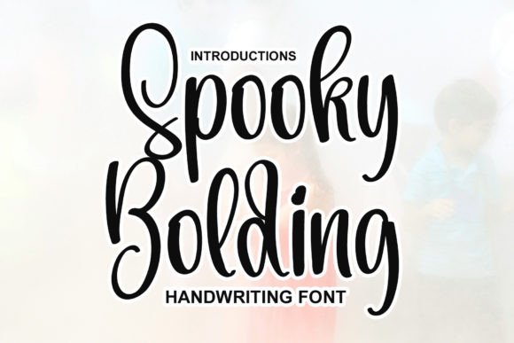 Spooky Bolding: A Handwritten Font for Handmade Labels, Cards, and Shop Branding