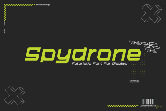 Spydrone: The Future of Display Fonts for Crafters and Designers
