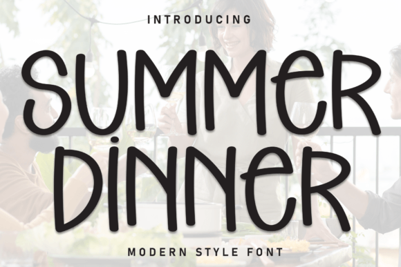 Summer Dinner: A Display Font with Editorial Charm