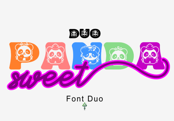 Sweet Panda Duo: The Display Font Your Handmade Shop Deserves
